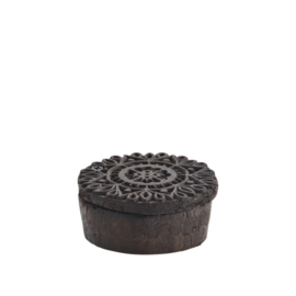 Re-Used Wooden Box W/ Lid / Madam Stoltz
