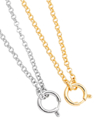 Basis Ketting met Veersluiting - Gold Plated