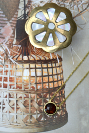 Rookkwarts Zane Ketting - Gold Vermeil