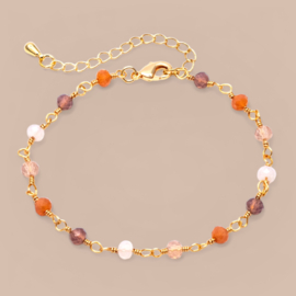 Glass Beads Bracelet Multi Color