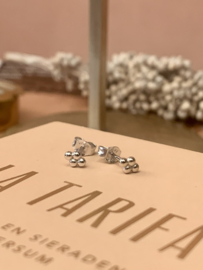 Flower Studs Sterling Silver