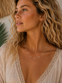 Moonstone Malia Necklace - Gold Vermeil