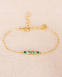 Arletta Drops Nefrite Bracelet Gold Vermeil / Muja Juma