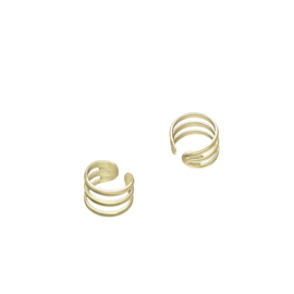 Triple Gold Vermeil Ear Cuff