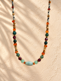 Autumn Treasures – Edelsteen Ketting & Armband Set