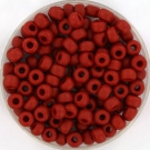 Miyuki Rocailles 4 mm Metallic Matte Brick Red 2040