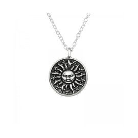 Sterling Silver Sun Necklace