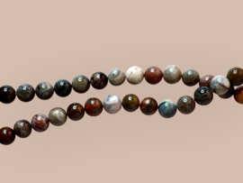 Versteend Hout 12 mm Kralen