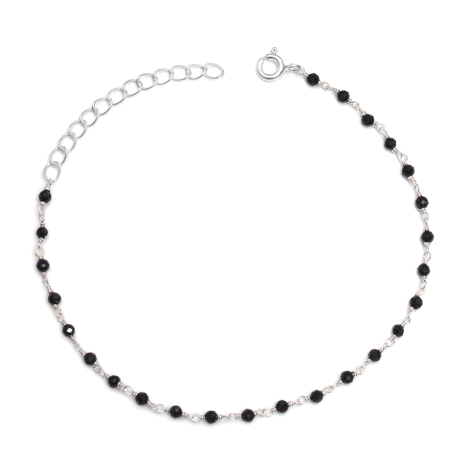 Onyx Harmonic Bracelet / Sterling Silver