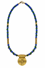 Jaipur Talisman Ketting - Brass