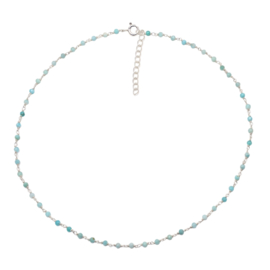 Amazonite Harmonic Necklace Sterling Silver