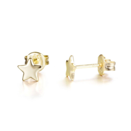 Star Studs Gold Vermeil Oorstekers