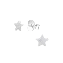 Star Studs Sterling Silver Oorstekers