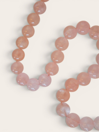 Rozenkwarts 12 mm Kralen