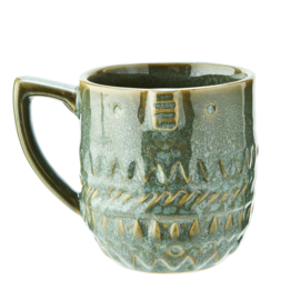Stoneware Mug W/ Face Imprint / Madam Stoltz