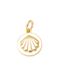 Ronde Schelp Bedel - Gold Plated