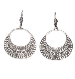 Tribal Earrings Brass