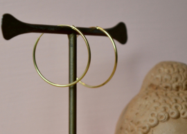Large 30mm Hoops - Gold Vermeil