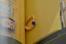 Dotted Mood Ring Gold Vermeil