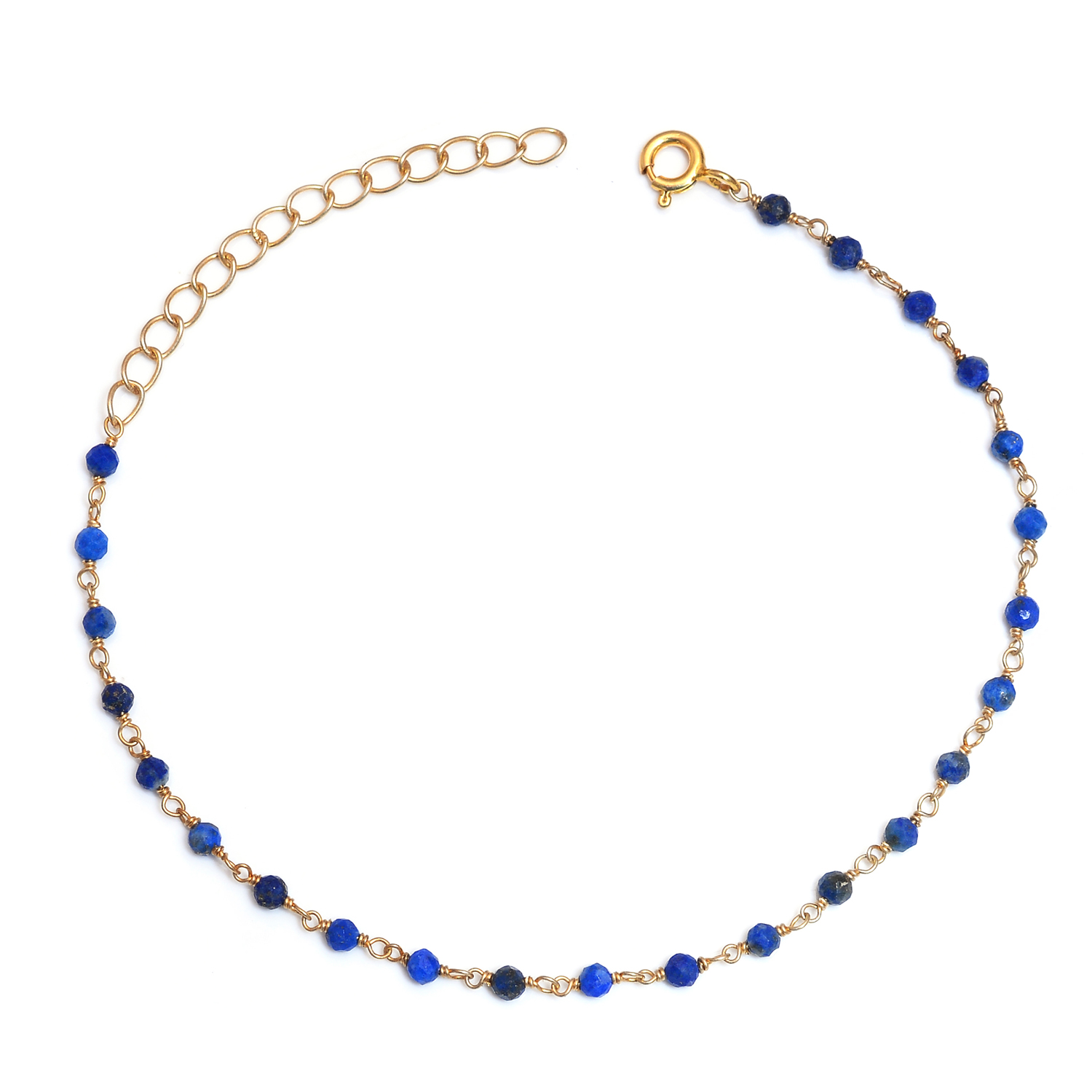 Lapis Lazuli Harmonic Bracelet Gold Vermeil