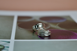 Livia Hoop Oorbellen - Silver Plated