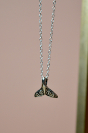 Whale’s Tail Ketting - Sterling Zilver