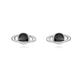 Saturn Earstuds Sterling Silver