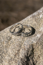 Celtic Floral Bali Ring Sterling Silver