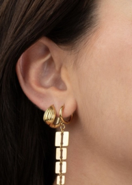 Muse Hoops - Stainless Steel Goud