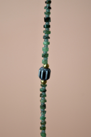 Sari Heart Emerald Ketting