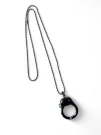 Handcuff Necklace Stainless Steel Silver / Ketting