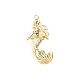 Zeemeermin Bedel Gold Plated