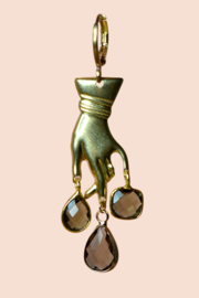 Hand of Fortune Rookkwarts Oorbel / La Tarifa