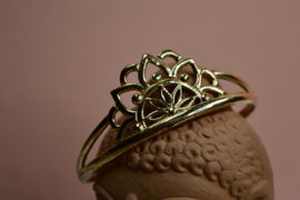 Lotus Bangle - Brass
