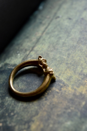 Vintage Panter Ring - Brass