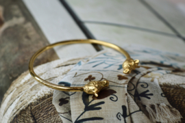 Zebra Bangle Brass