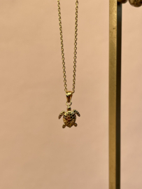 Gold Vermeil Sea Turtle Pendant