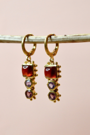 Celestial Glow Oorbellen - Gold Plated