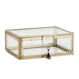 Glass Box With Tassel / Madam Stolz