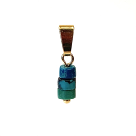 Turquoise 3-Stone Pendant