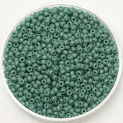 Miyuki Rocailles 2 mm Opaque Matte Luster Sea Foam 11-2028