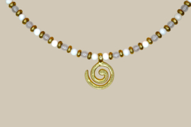 Vanuatu Spiral Ketting - Brass