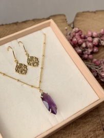 Filigree Boho Earrings Gold Vermeil