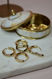 Oorbel met Oog 20 mm Gold Plated (1x)