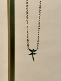 Gold Vermeil Dragonfly Necklace