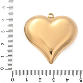 Hart Bedel - Stainless Steel Goud