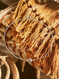 Moon Bracelet Sterling Silver