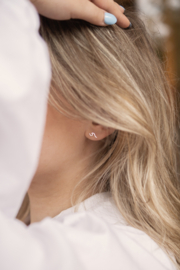 Wave Studs Sterling Silver Oorstekers