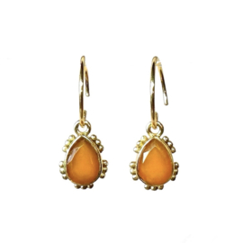 Cattleya Earrings Red Agate / Muja Juma