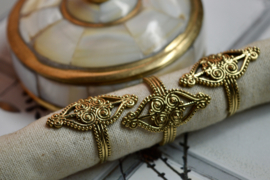 Tribal Filigree Ring - Brass